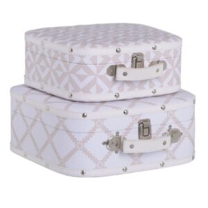 MALETA BEIGE-BLANCO PVC-DM